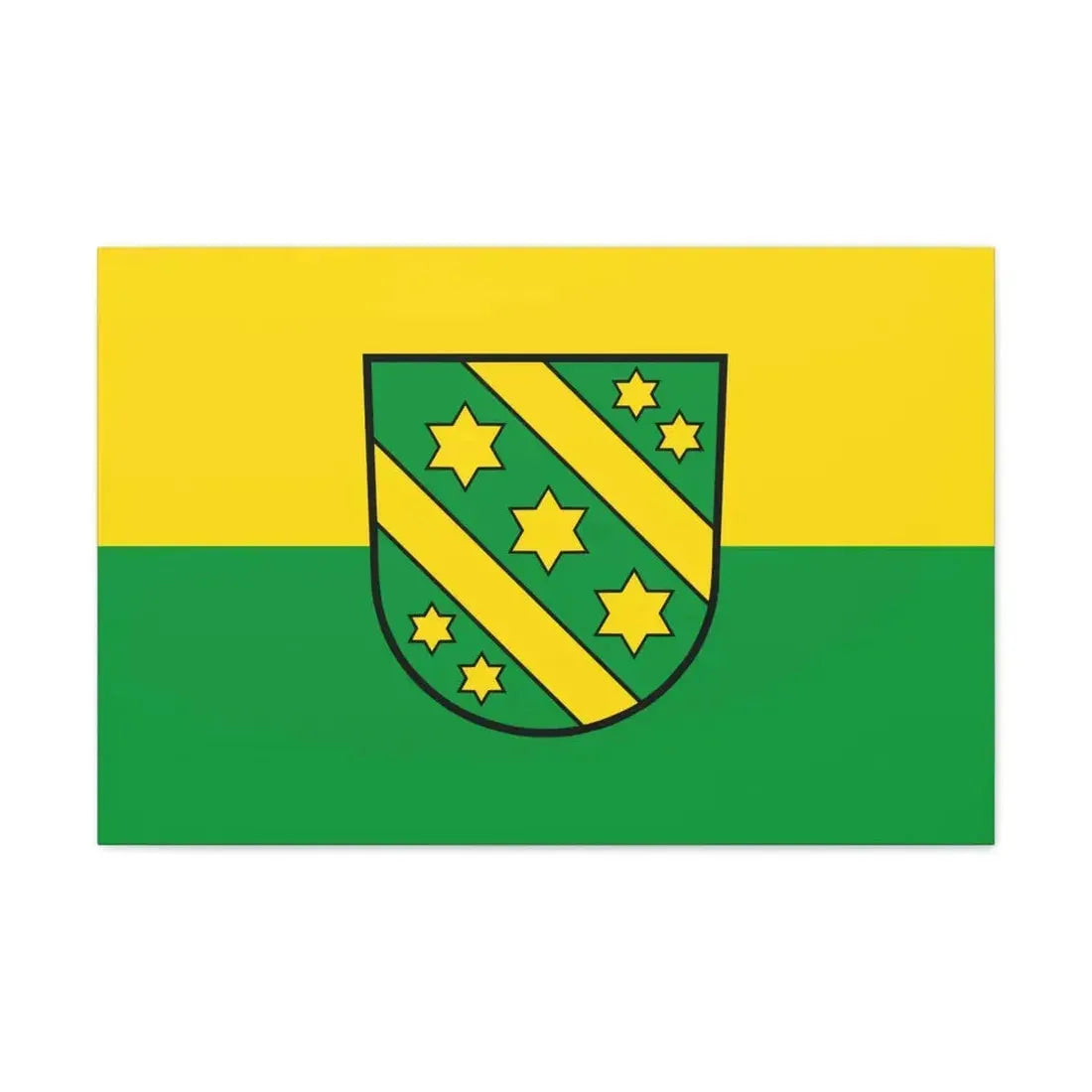 Flag of Reutlingen Germany - Canvas Wall Art 30" x 20" 1.25" - The Sticker Space