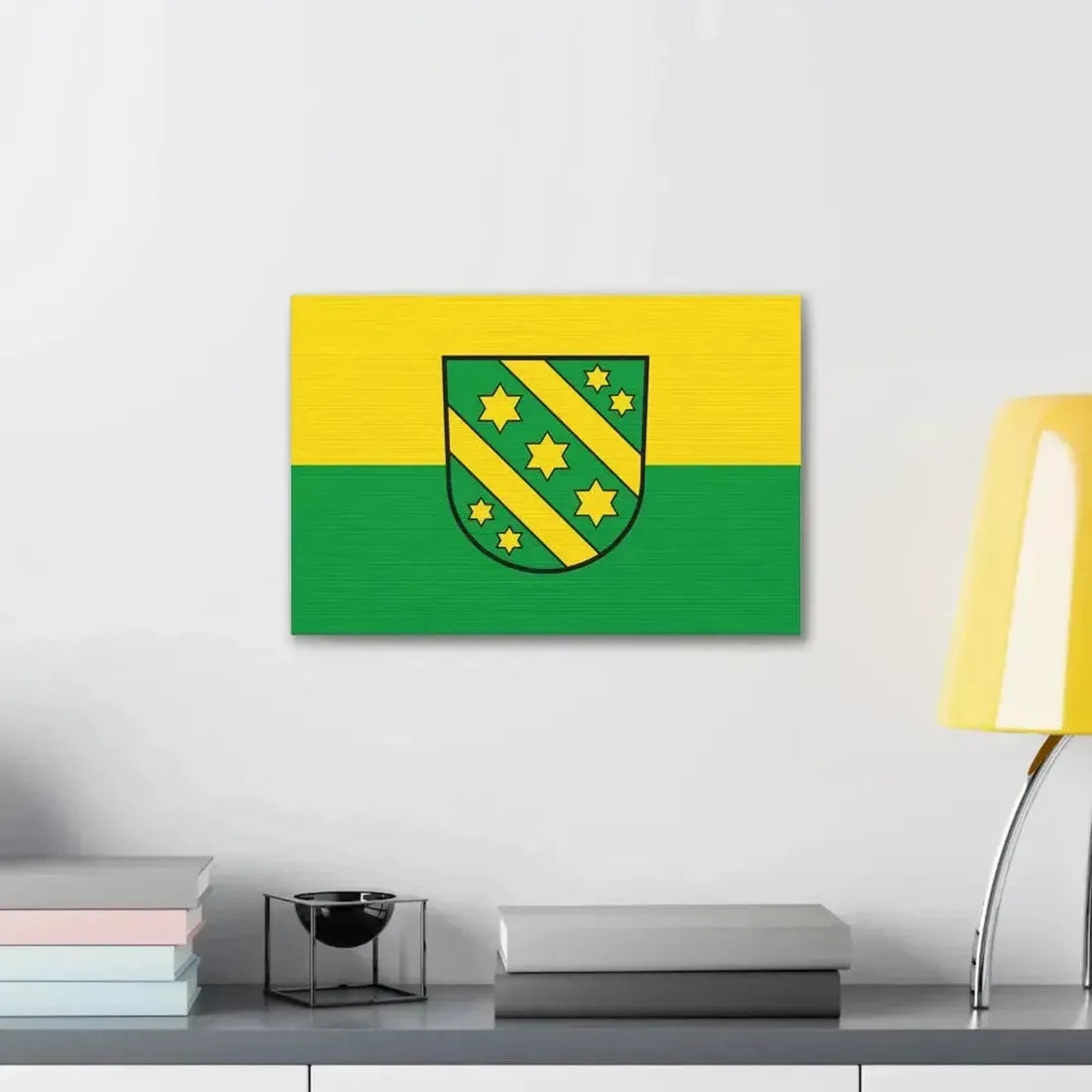 Flag of Reutlingen Germany - Canvas Wall Art - The Sticker Space