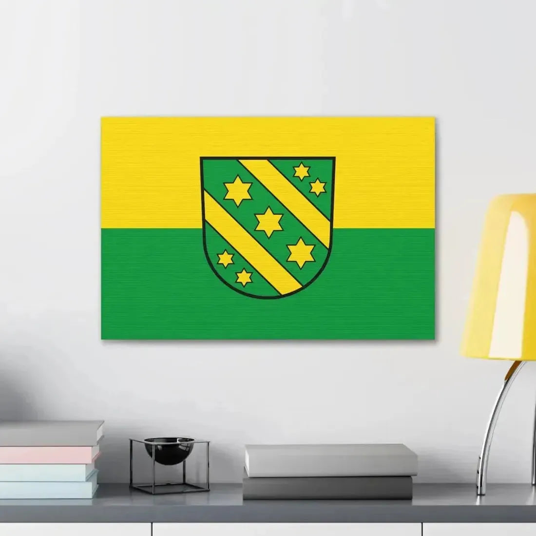 Flag of Reutlingen Germany - Canvas Wall Art - The Sticker Space