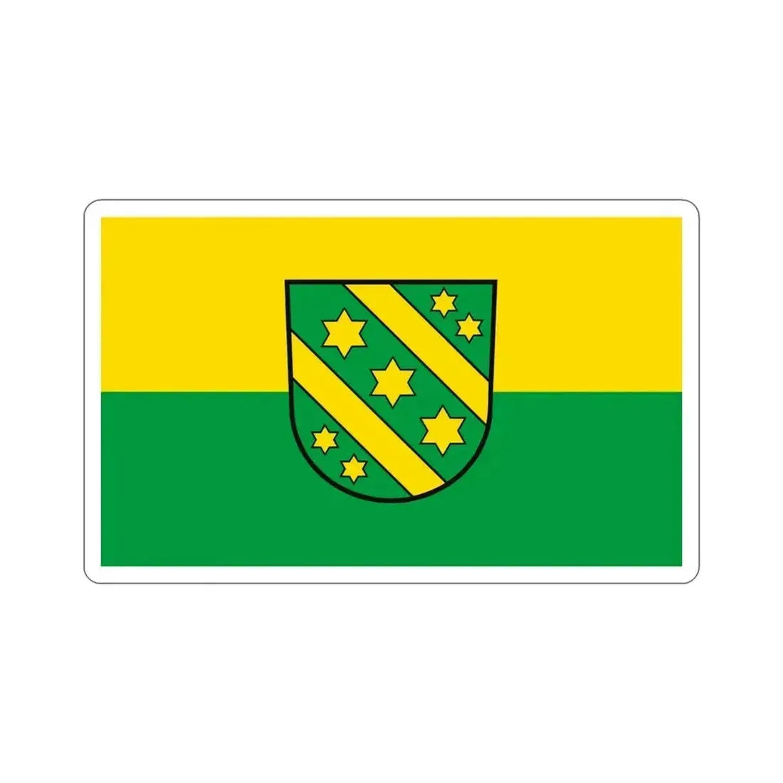 Flag of Reutlingen Germany STICKER Vinyl Die-Cut Decal 4 Inch - The Sticker Space