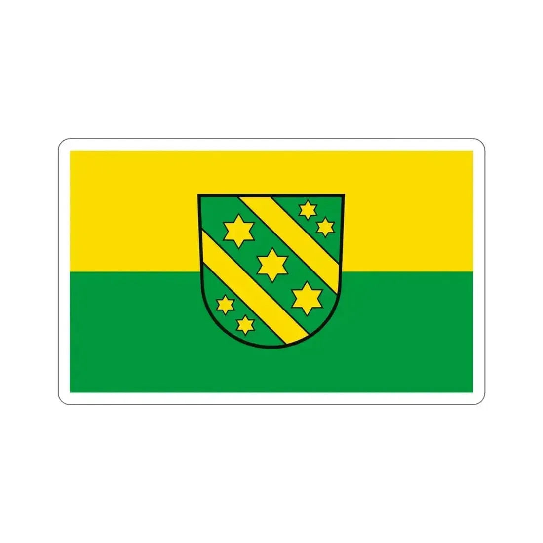 Flag of Reutlingen Germany STICKER Vinyl Die-Cut Decal 6 Inch - The Sticker Space