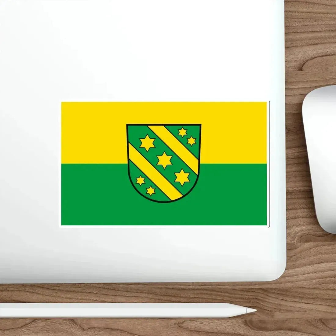 Flag of Reutlingen Germany STICKER Vinyl Die-Cut Decal - The Sticker Space