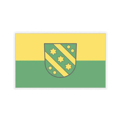 Flag of Reutlingen Germany - STICKER Vinyl Kiss-Cut Decal 2 Inch Transparent - The Sticker Space