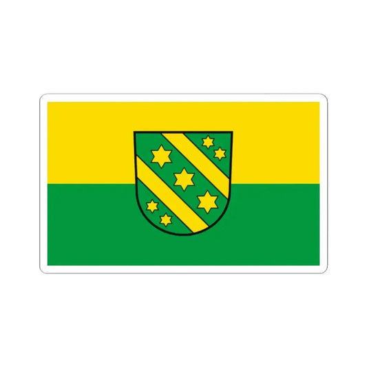 Flag of Reutlingen Germany - STICKER Vinyl Kiss-Cut Decal 2 Inch White - The Sticker Space