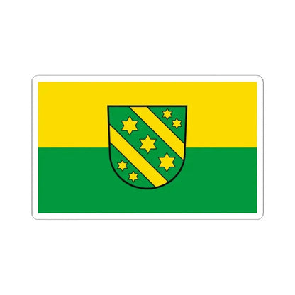 Flag of Reutlingen Germany - STICKER Vinyl Kiss-Cut Decal 6 Inch White - The Sticker Space