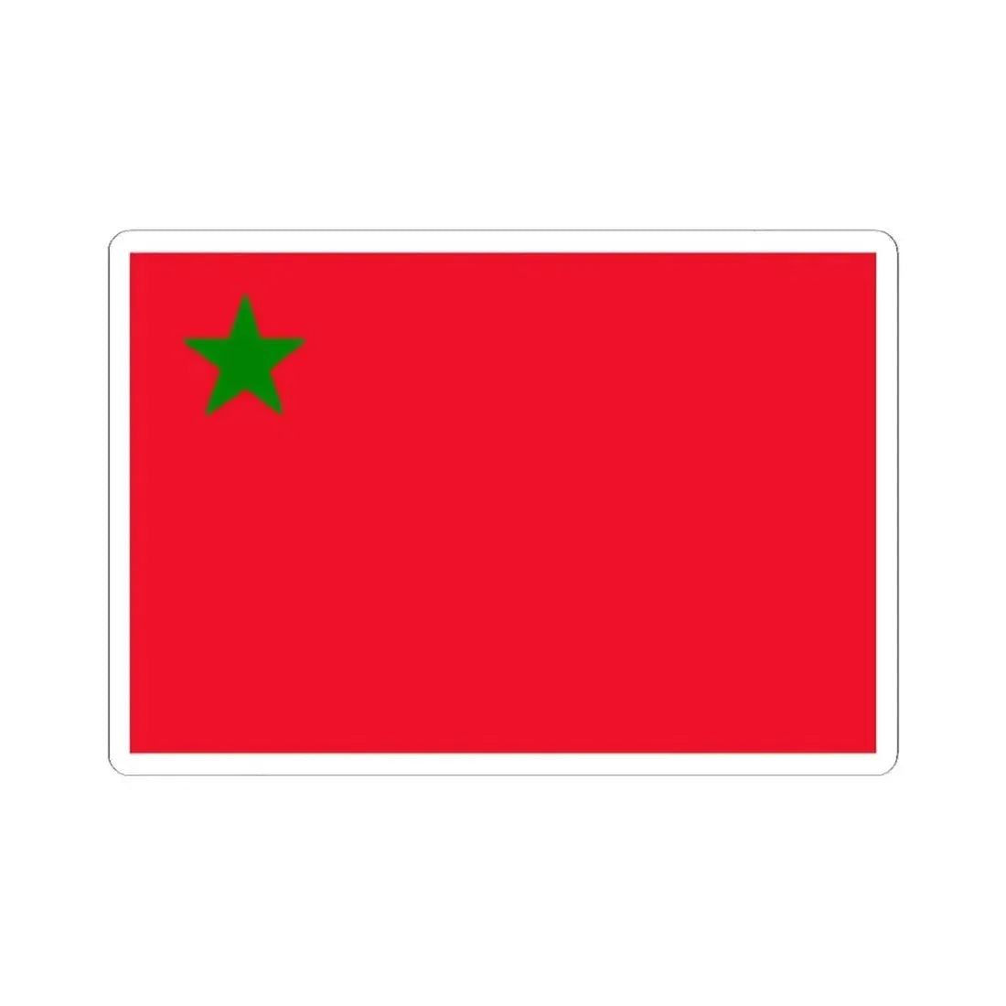 Flag of Revolutionary Party of Benin (Benin) STICKER Vinyl Kiss-Cut Decal 2 Inch White - The Sticker Space