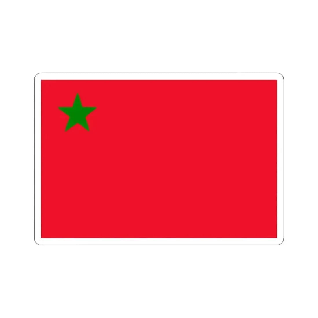 Flag of Revolutionary Party of Benin (Benin) STICKER Vinyl Kiss-Cut Decal 3 Inch White - The Sticker Space