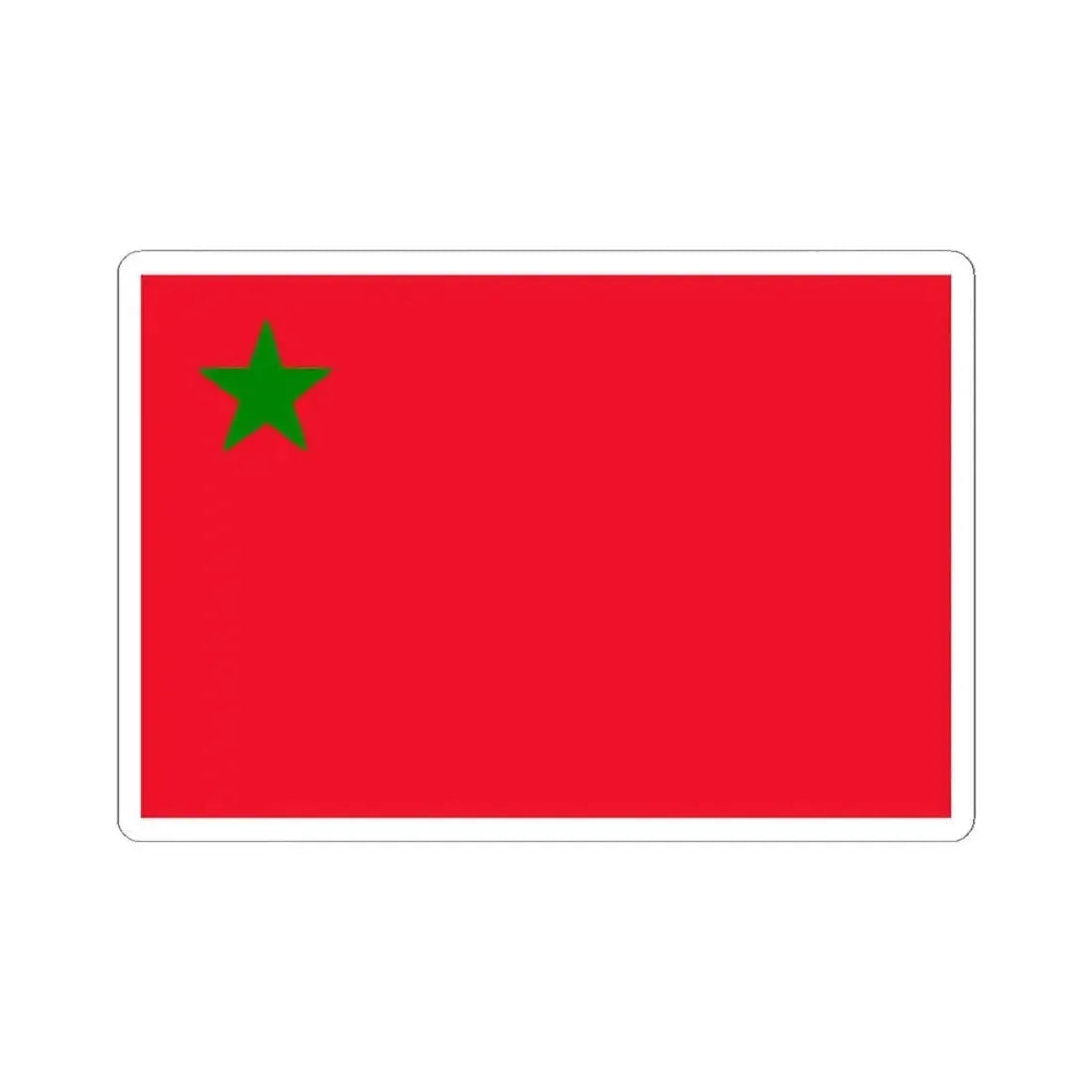 Flag of Revolutionary Party of Benin (Benin) STICKER Vinyl Kiss-Cut Decal 4 Inch White - The Sticker Space