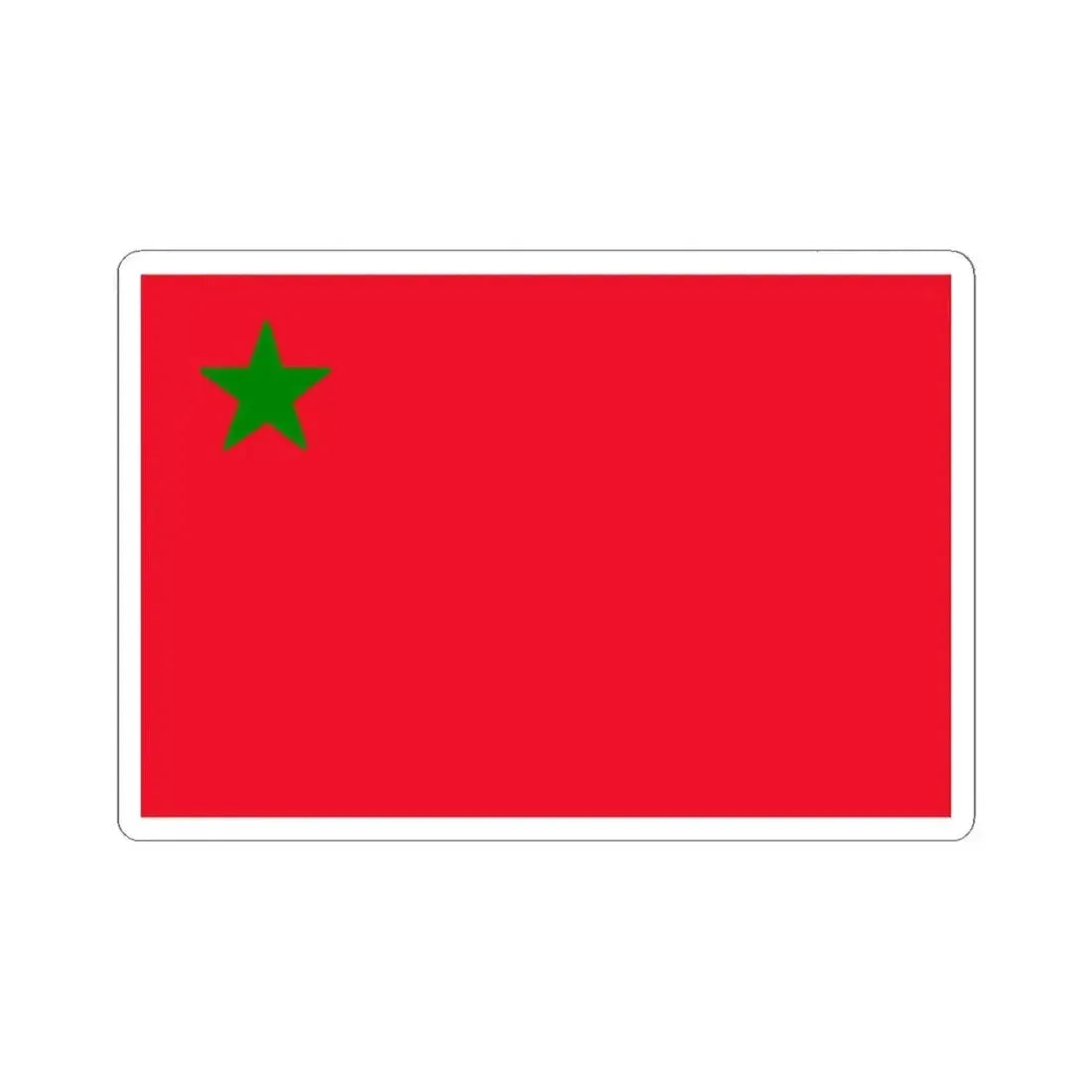 Flag of Revolutionary Party of Benin (Benin) STICKER Vinyl Kiss-Cut Decal 6 Inch White - The Sticker Space