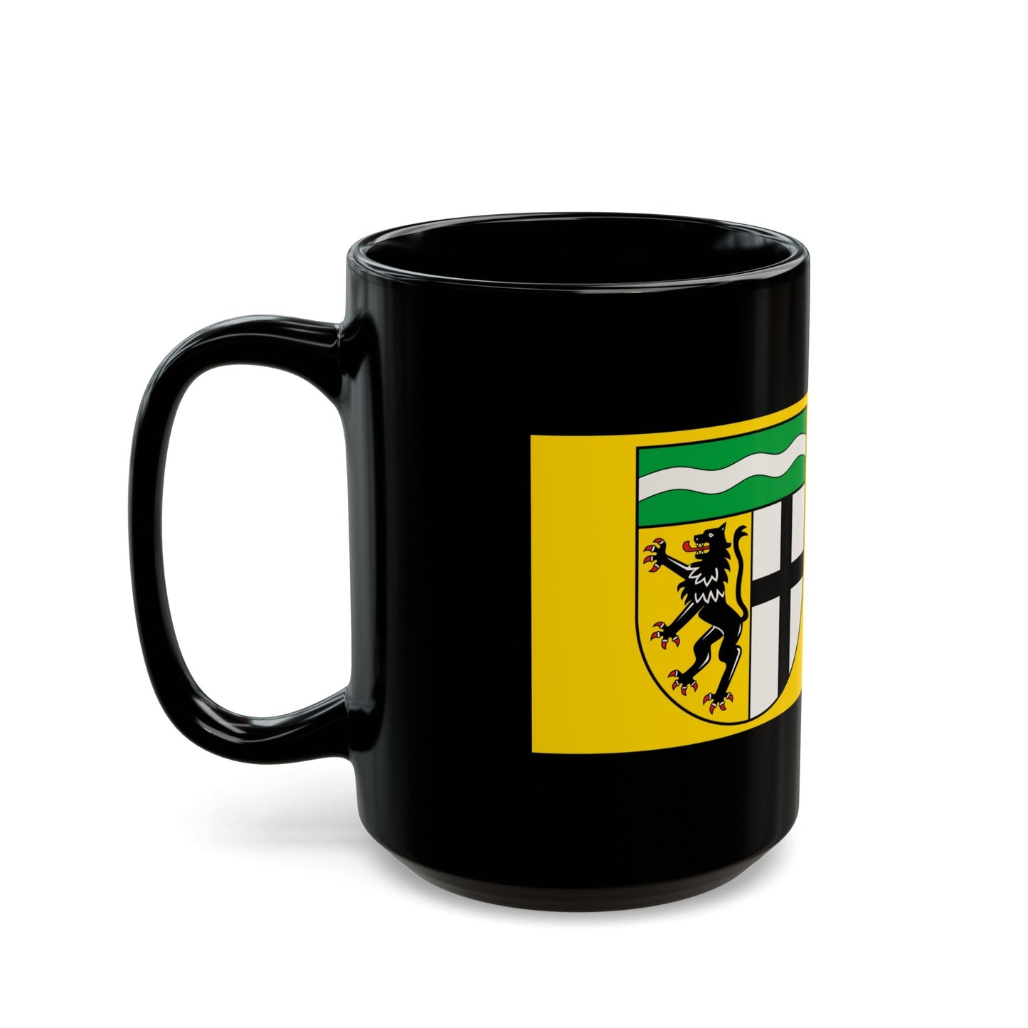 Flag of Rhein Erft Kreis Germany - Black Coffee Mug-The Sticker Space