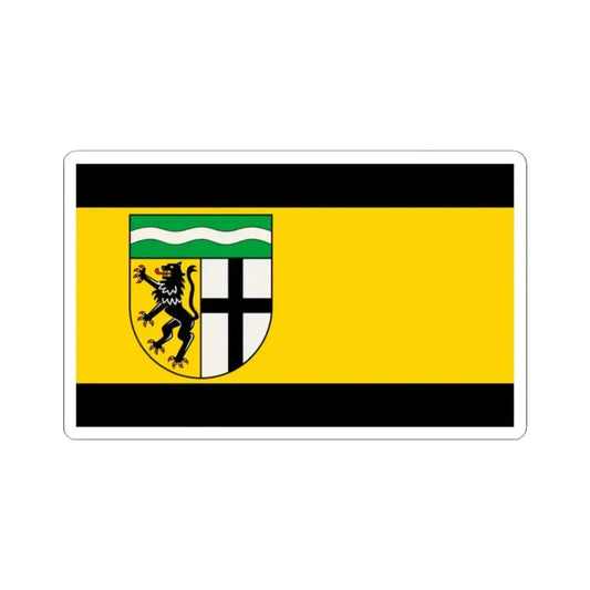 Flag of Rhein Erft Kreis Germany - STICKER Vinyl Kiss-Cut Decal 2 Inch White - The Sticker Space