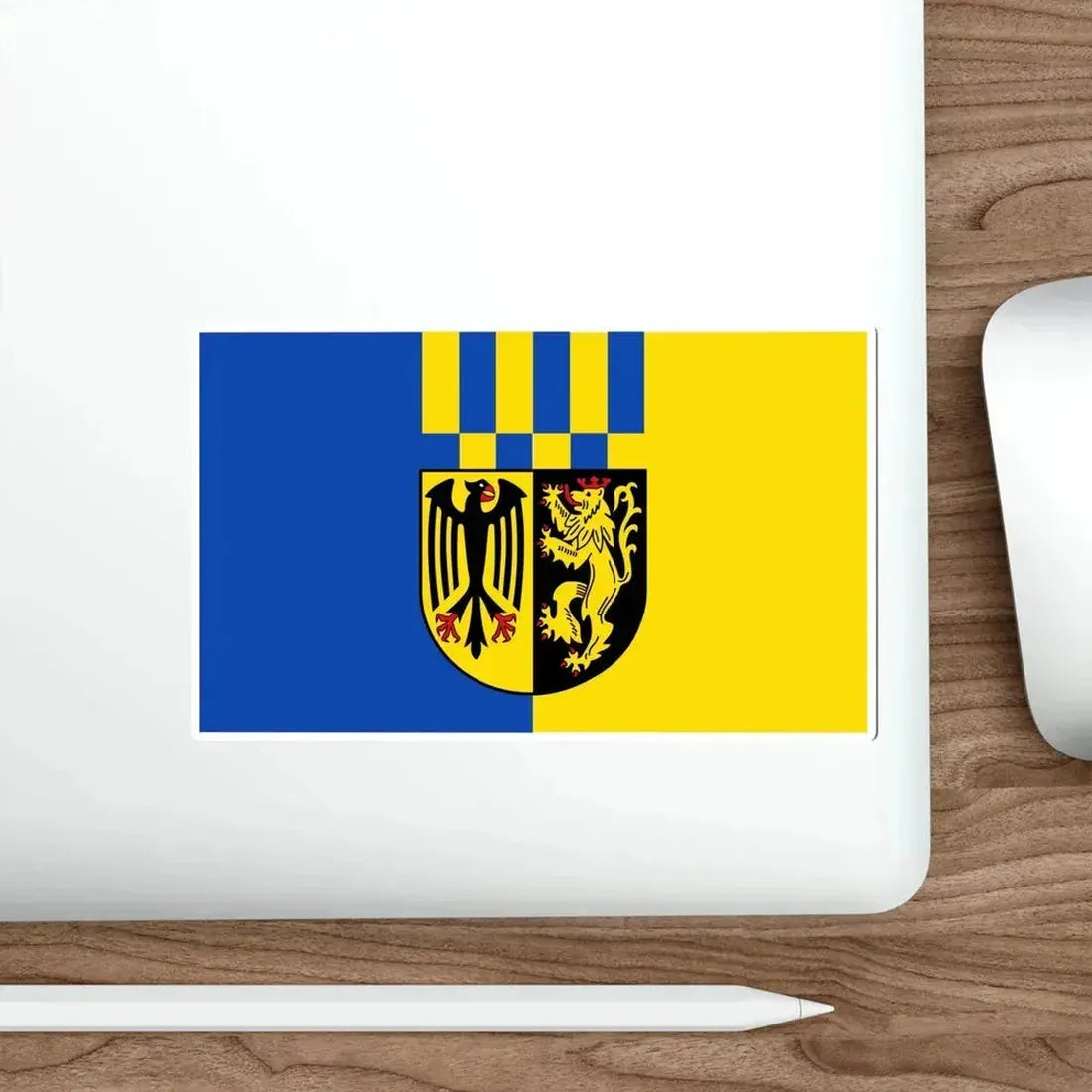 Flag of Rhein Hunsrueck Kreis Germany STICKER Vinyl Die-Cut Decal - The Sticker Space
