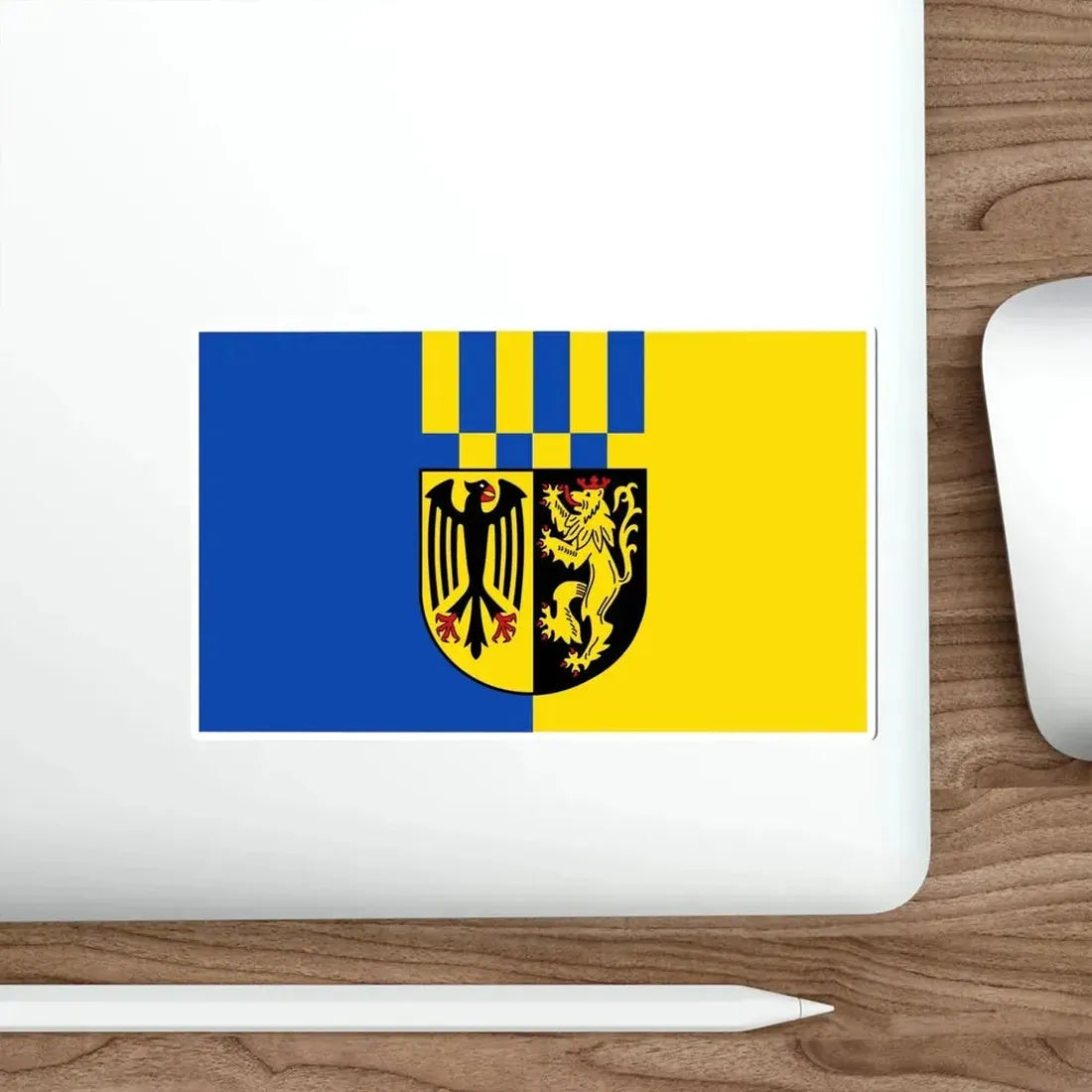 Flag of Rhein Hunsrueck Kreis Germany STICKER Vinyl Die-Cut Decal - The Sticker Space