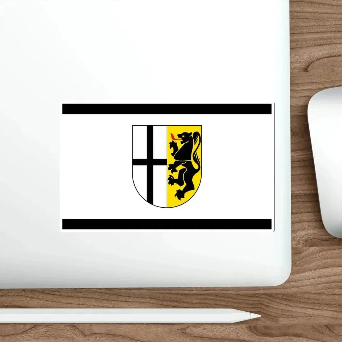 Flag of Rhein Kreises Neuss Germany STICKER Vinyl Die-Cut Decal - The Sticker Space