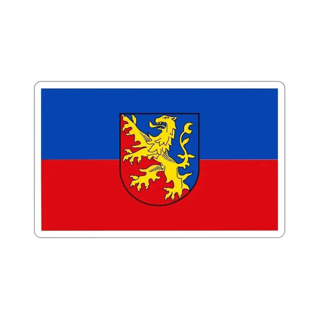 Flag of Rhein Lahn Kreis Germany STICKER Vinyl Die-Cut Decal - The Sticker Space
