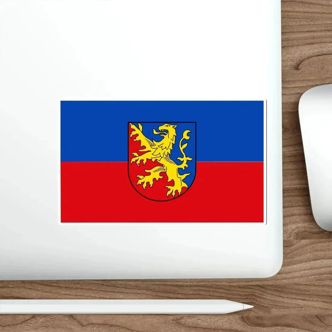 Flag of Rhein Lahn Kreis Germany STICKER Vinyl Die-Cut Decal - The Sticker Space