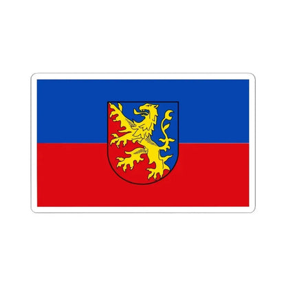 Flag of Rhein Lahn Kreis Germany - STICKER Vinyl Kiss-Cut Decal 4 Inch White - The Sticker Space