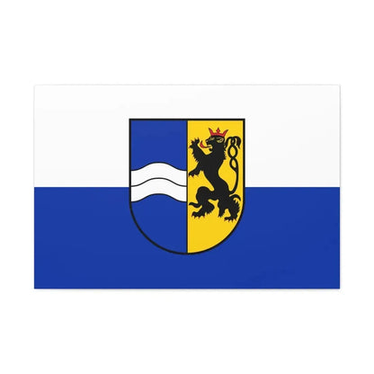 Flag of Rhein Neckar Kreis Germany - Canvas Wall Art 36" x 24" 1.25" - The Sticker Space