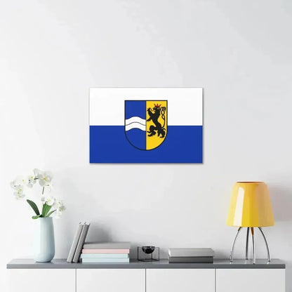 Flag of Rhein Neckar Kreis Germany - Canvas Wall Art - The Sticker Space