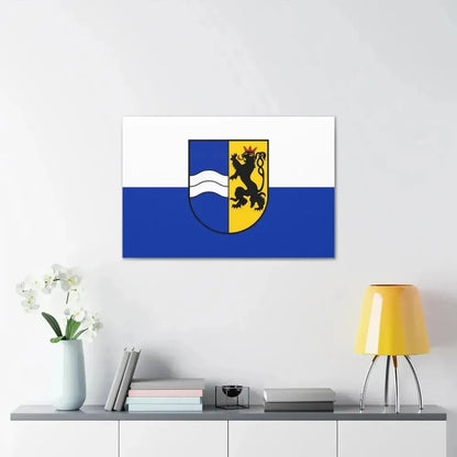 Flag of Rhein Neckar Kreis Germany - Canvas Wall Art - The Sticker Space