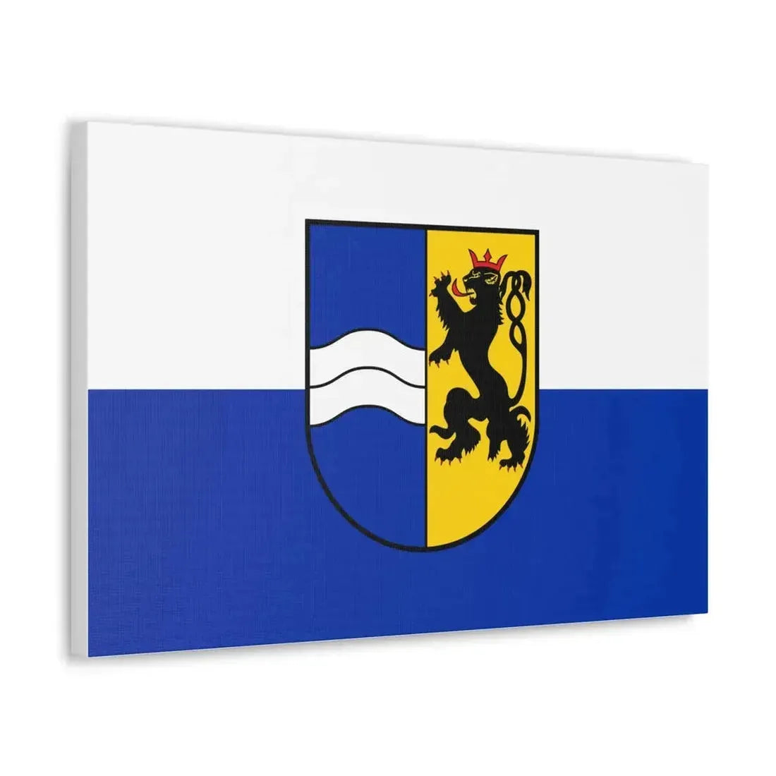 Flag of Rhein Neckar Kreis Germany - Canvas Wall Art - The Sticker Space