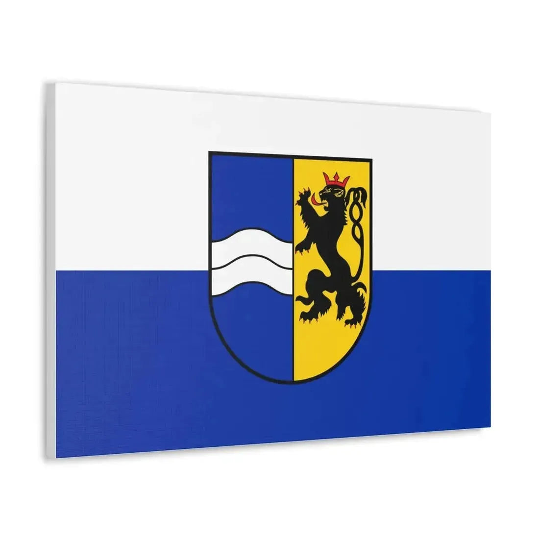 Flag of Rhein Neckar Kreis Germany - Canvas Wall Art - The Sticker Space