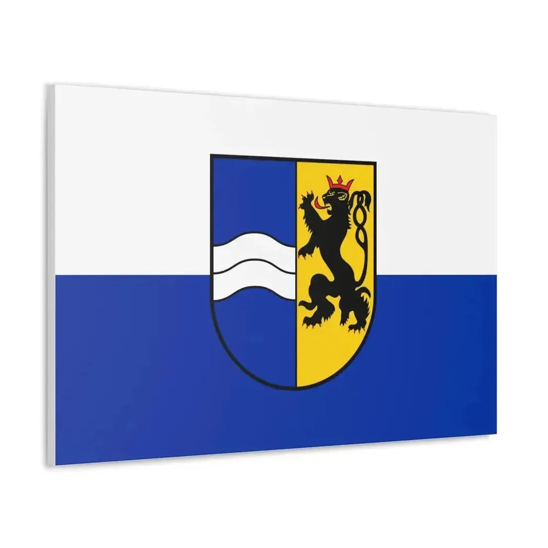 Flag of Rhein Neckar Kreis Germany - Canvas Wall Art - The Sticker Space