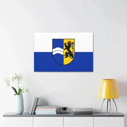Flag of Rhein Neckar Kreis Germany - Canvas Wall Art - The Sticker Space