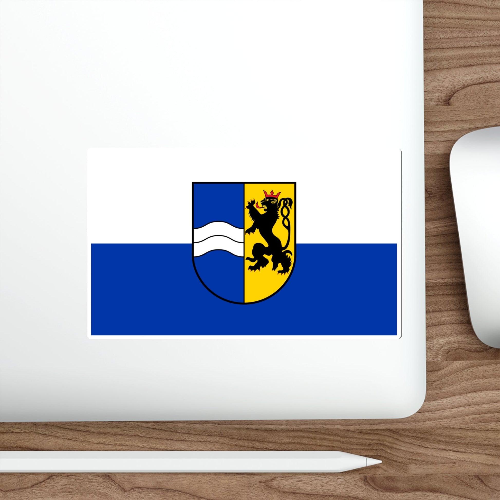 Flag of Rhein Neckar Kreis Germany STICKER Vinyl Die-Cut Decal-The Sticker Space