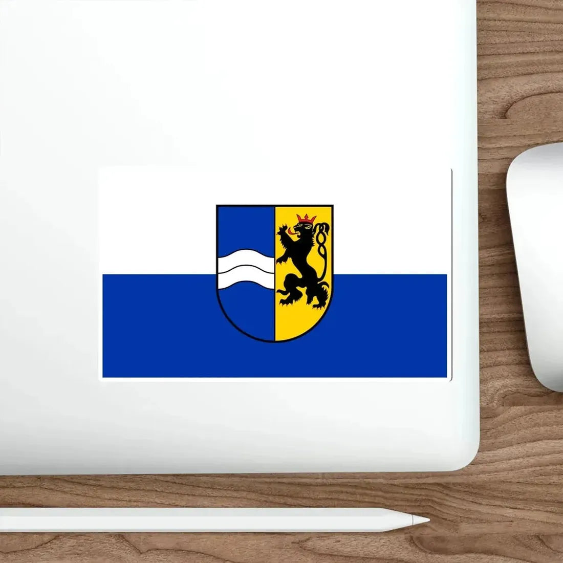 Flag of Rhein Neckar Kreis Germany STICKER Vinyl Die-Cut Decal - The Sticker Space