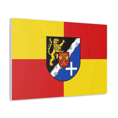 Flag of Rhein Pfalz Kreis Germany - Canvas Wall Art - The Sticker Space