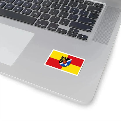 Flag of Rhein Pfalz Kreis Germany - STICKER Vinyl Kiss-Cut Decal - The Sticker Space