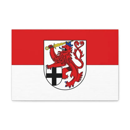 Flag of Rhein Sieg Kreis Germany - Canvas Wall Art 18″ x 12″ 1.25" - The Sticker Space