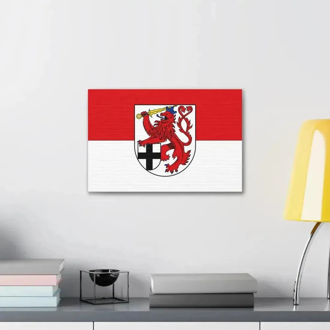 Flag of Rhein Sieg Kreis Germany - Canvas Wall Art - The Sticker Space
