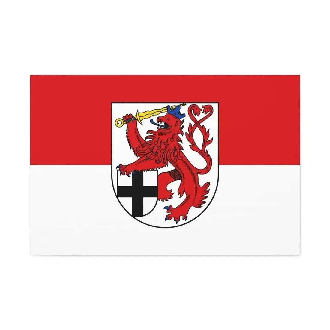 Flag of Rhein Sieg Kreis Germany - Canvas Wall Art - The Sticker Space