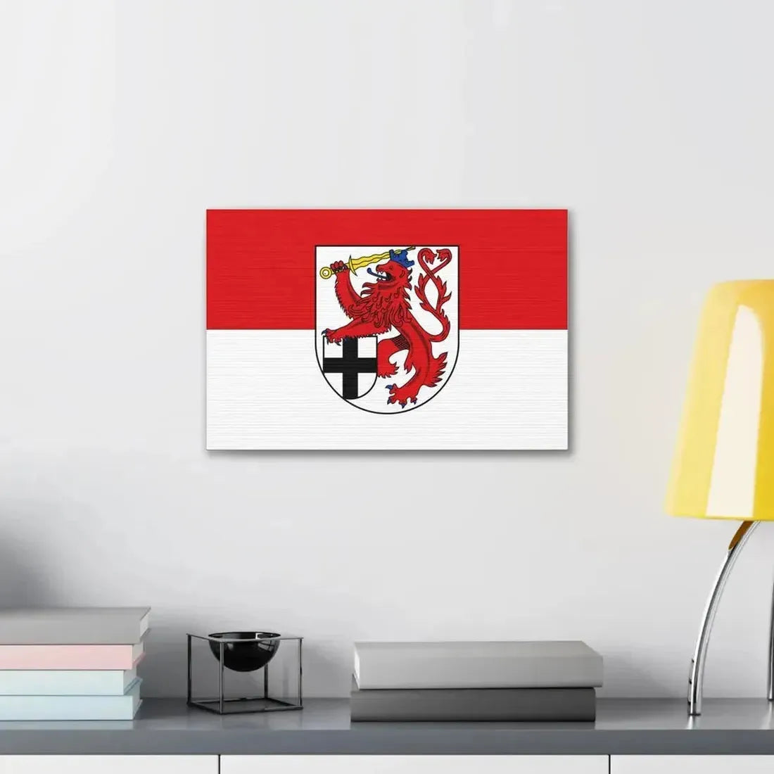 Flag of Rhein Sieg Kreis Germany - Canvas Wall Art - The Sticker Space