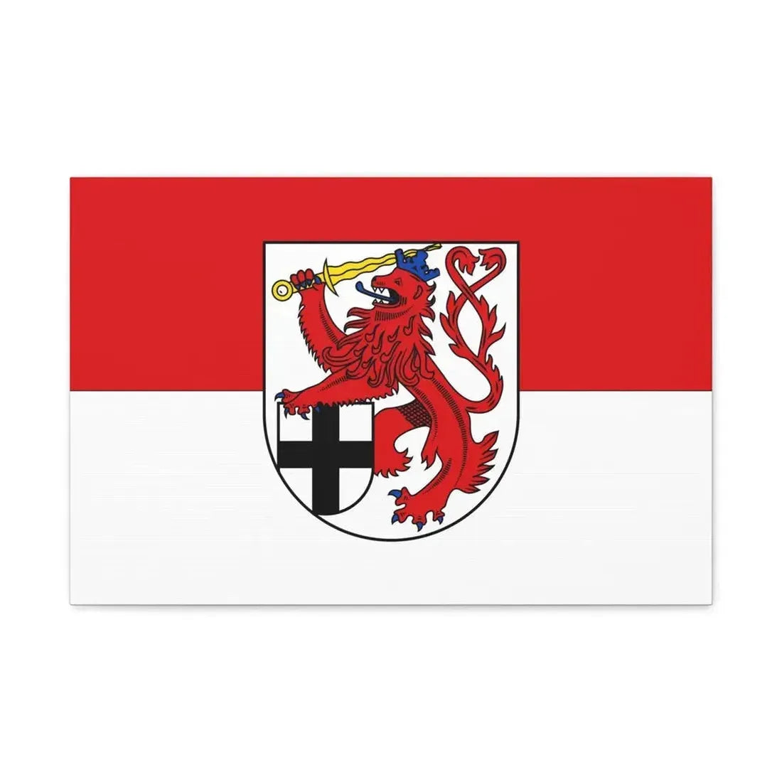 Flag of Rhein Sieg Kreis Germany - Canvas Wall Art - The Sticker Space