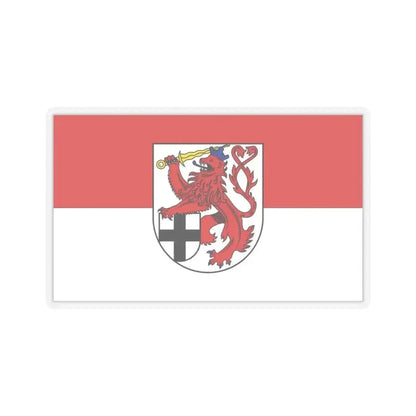 Flag of Rhein Sieg Kreis Germany - STICKER Vinyl Kiss-Cut Decal 3 Inch Transparent - The Sticker Space