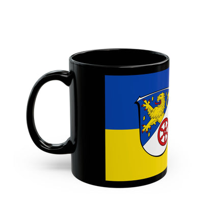 Flag of Rheingau Taunus Kreis Germany - Black Coffee Mug-The Sticker Space