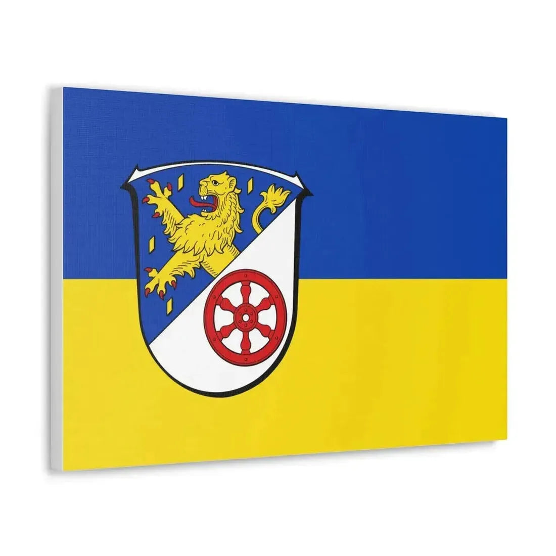 Flag of Rheingau Taunus Kreis Germany - Canvas Wall Art - The Sticker Space