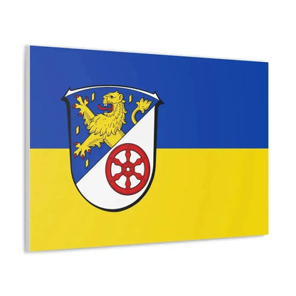 Flag of Rheingau Taunus Kreis Germany - Canvas Wall Art - The Sticker Space