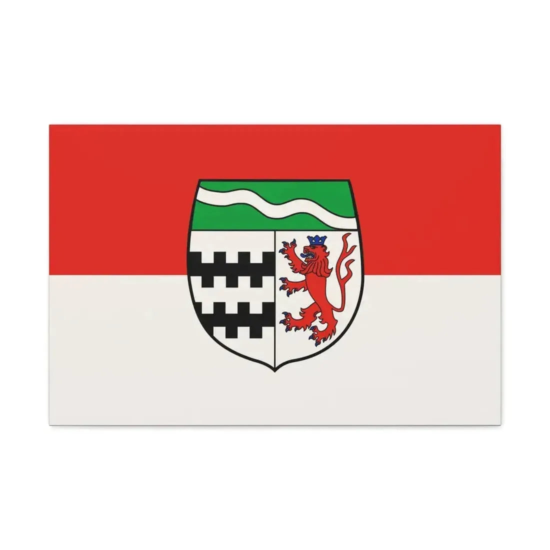 Flag of Rheinisch Bergischer Germany - Canvas Wall Art 30" x 20" 1.25" - The Sticker Space