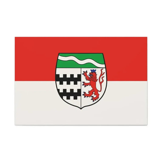 Flag of Rheinisch Bergischer Germany - Canvas Wall Art 36" x 24" 1.25" - The Sticker Space