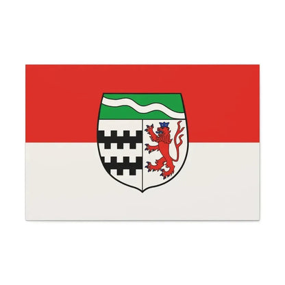 Flag of Rheinisch Bergischer Germany - Canvas Wall Art - The Sticker Space