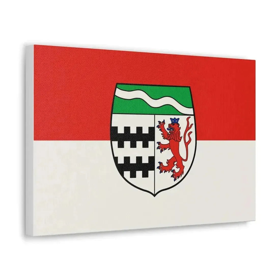 Flag of Rheinisch Bergischer Germany - Canvas Wall Art - The Sticker Space
