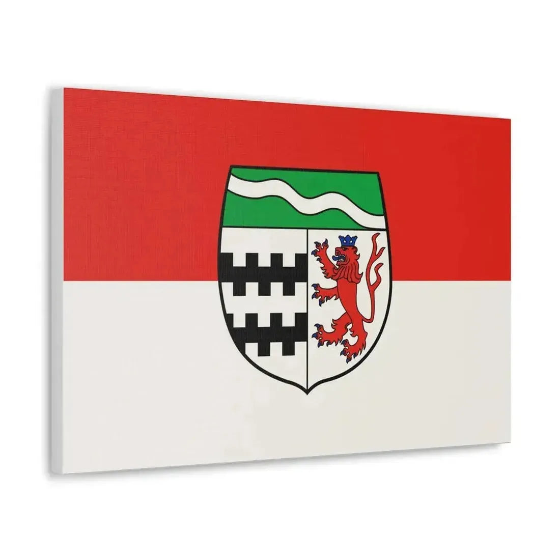 Flag of Rheinisch Bergischer Germany - Canvas Wall Art - The Sticker Space