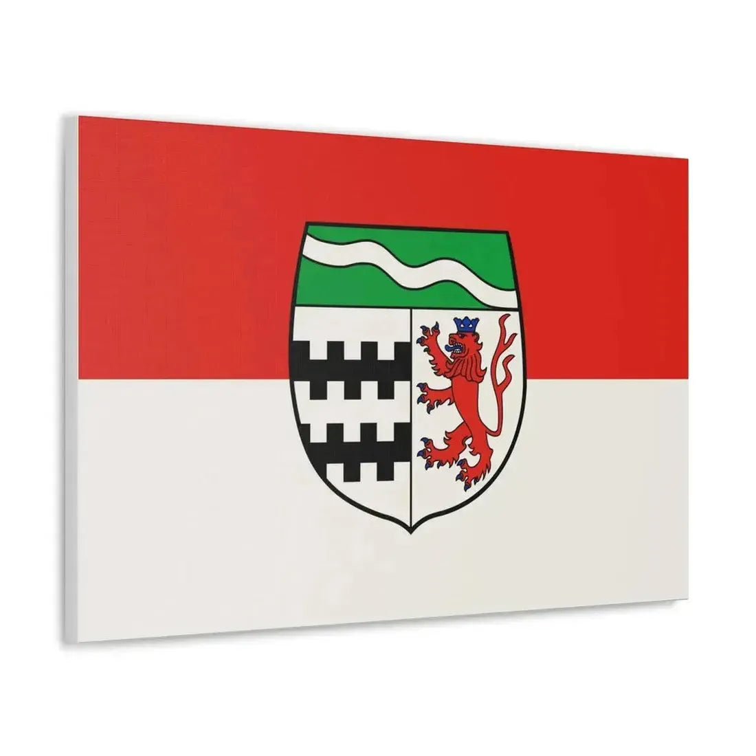 Flag of Rheinisch Bergischer Germany - Canvas Wall Art - The Sticker Space