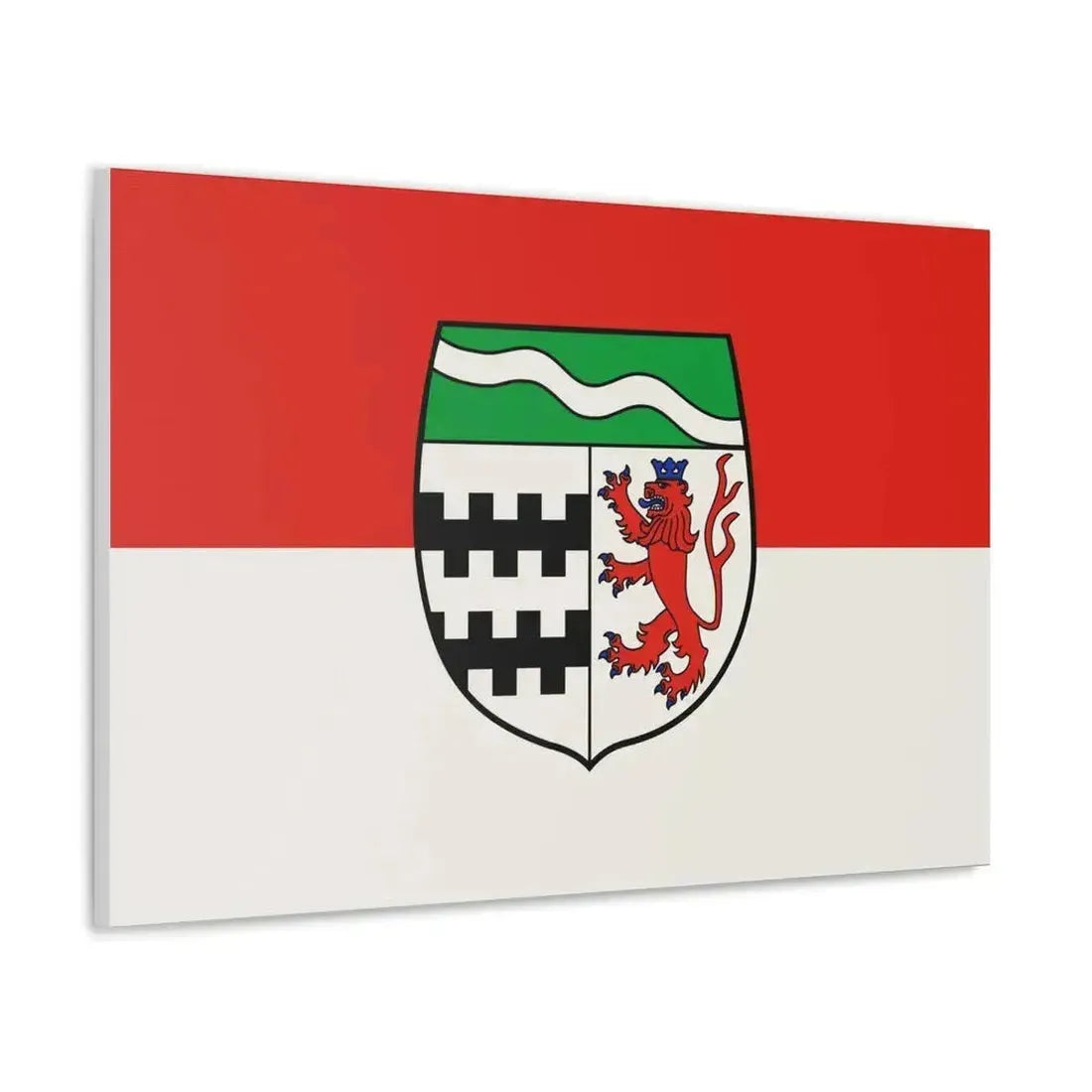 Flag of Rheinisch Bergischer Germany - Canvas Wall Art - The Sticker Space