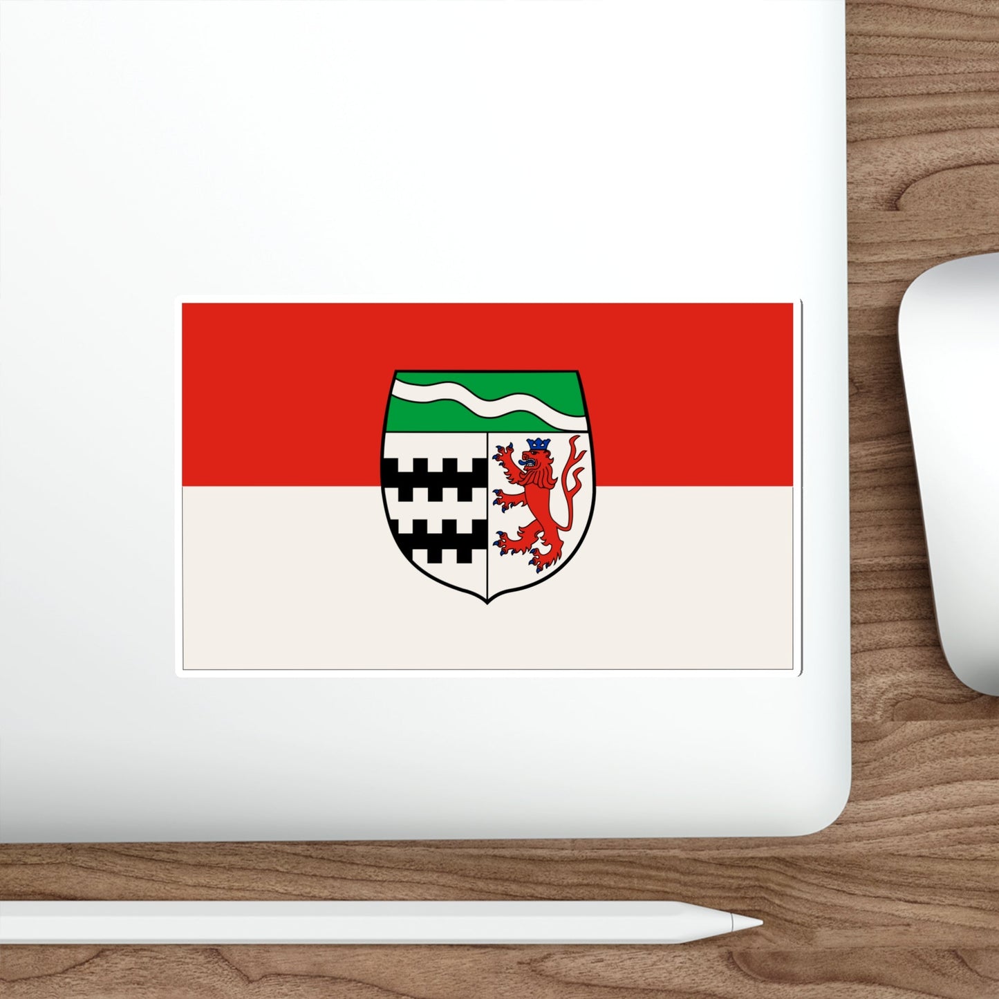 Flag of Rheinisch Bergischer Germany STICKER Vinyl Die-Cut Decal-The Sticker Space