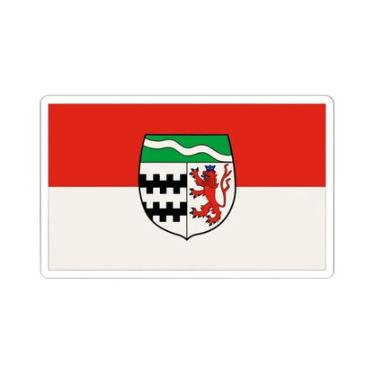 Flag of Rheinisch Bergischer Germany - STICKER Vinyl Kiss-Cut Decal 6 Inch White - The Sticker Space